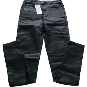 Faux leather skinny pants